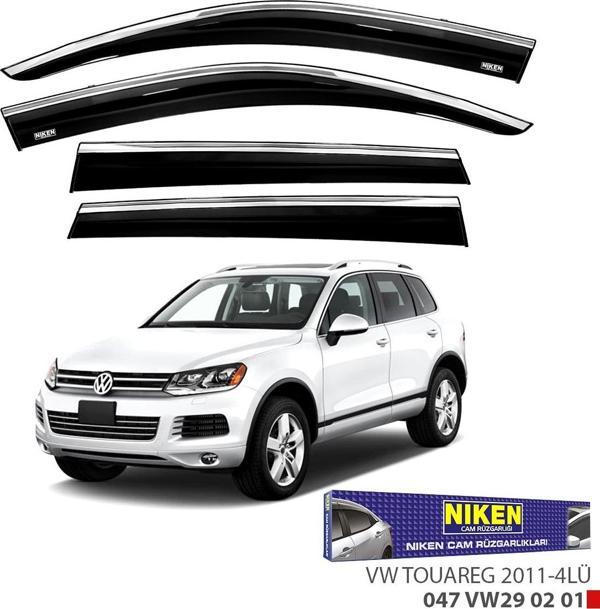 TOUAREG ARACA ÖZEL KROMLU CAM RÜZGARLIGI NİKEN 2011 2012 2013 2014 2015 2016 2017 2018 2019 2020 - Image 1