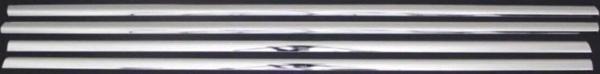 Hyundai Accent Era Uyumlu Krom Cam Çıtası 4 Parça Paslanmaz Çelik - Image 1