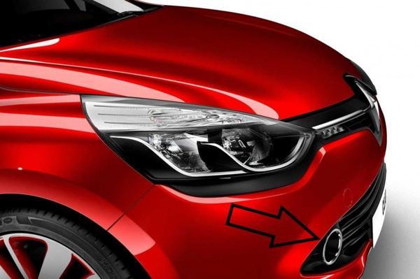 RENAULT CLİO 4 SİS FARI ÇERÇEVESİ KROM 2012 2013 2014 2015 2016 2017 - Image 1