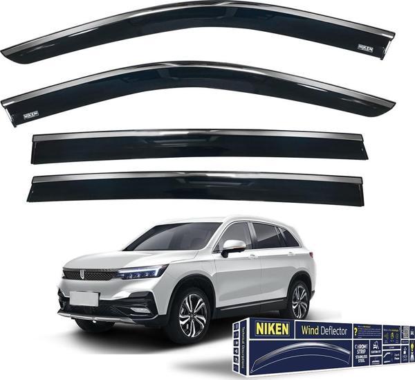 SKYWELL ET5 ARACA ÖZEL KROMLU CAM RÜZGARLIĞI 2021 2022 2023 2024 2025 - Image 1