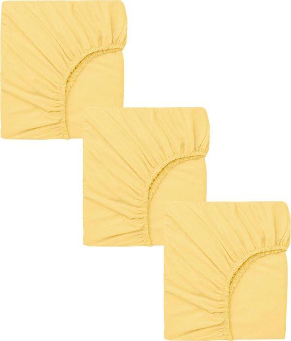 3 Adet Pamuklu ve Lastikli 60 x 120 x 15 cm Penye Bebek Çarşaf - Image 1