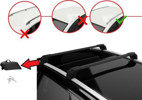 Volkswagen T-Roc 2017 2018 2019 2020 2021 2022 2023 YÜK TAŞIMA ARA ATKI CITASI SİYAH - Image 1