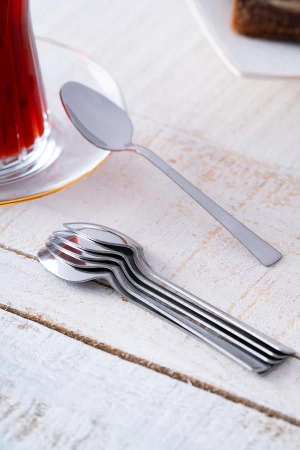 ACAR Karat Çelik 6'lı Çay Kaşığı - Image 1