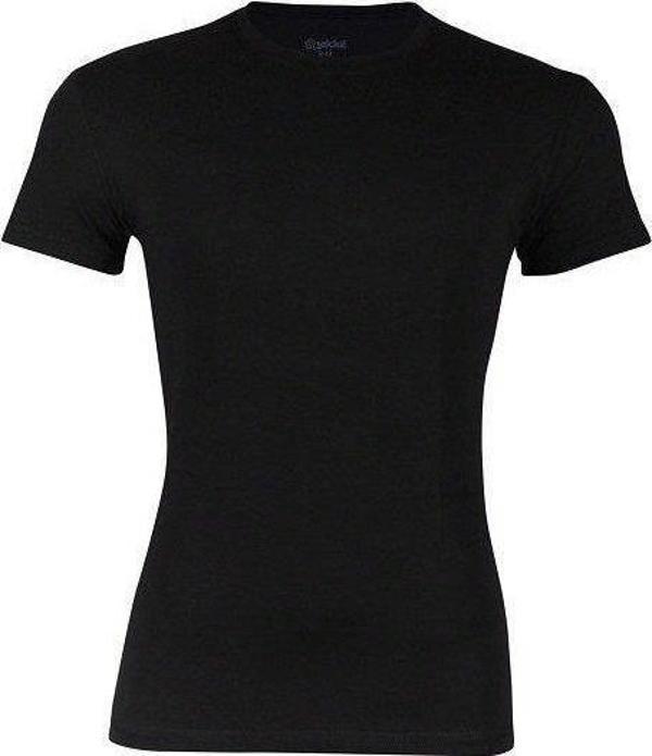 Yıldız 91 Siyah Likralı Kısa Kollu Erkek T-Shirt Atlet - Image 1