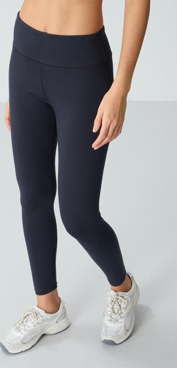 Antrasit Yüksek Bel Termal Slim Fit Dar Paça Kadın Tayt - 94577 - Image 1
