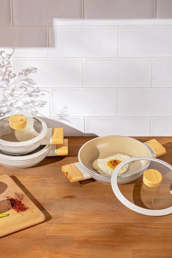 Emsan Swiss Cyrstal Sahan Set 6 Parça  Krem - Image 1