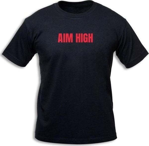 Nowup Nutrıtıon Aim High - Siyah Erkek Sporcu Tshirti - Image 1