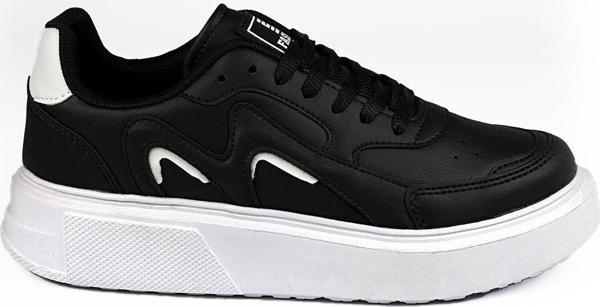 Eformoda Siyah Beyaz Kadın Sneaker 0145 37 - Image 1