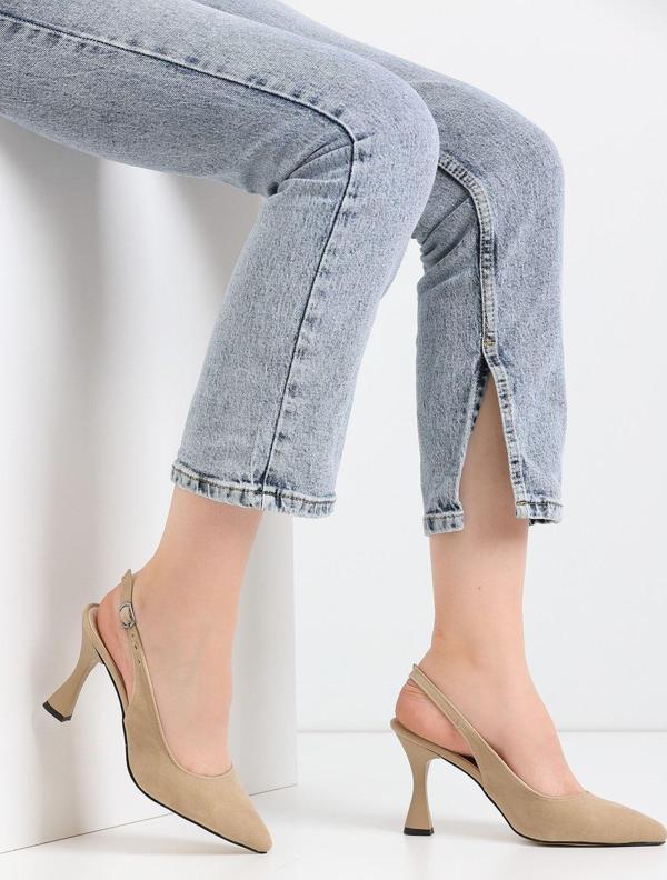 Eformoda Ten Süet Kadın Klasik Ayakkabı 4230 39 - Image 1