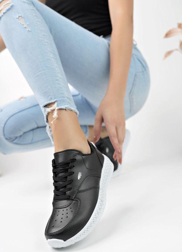 Eformoda Siyah Beyaz Kadın Sneaker Jac038 37 - Image 1