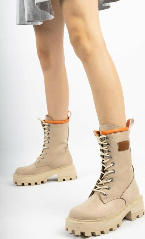 Eformoda Bej Kadın Bot Em2391 40 - Image 1