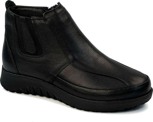 Eformoda Siyah Kadın Hakiki Deri Bot Mym0009 37 - Image 1