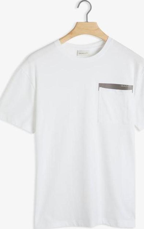 Gant Bisiklet Yaka Pocket Neck T-Shirt - Image 1