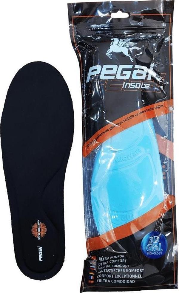 Single Sword Pegai İnsole Visco Memory 3D Jel Ultra Konforlu Tabanlık 39-45 Numara - Image 1