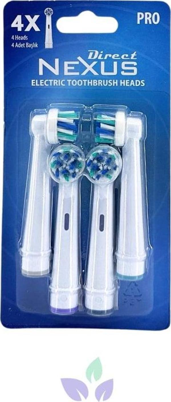 Direct NEXUS Elektrikli Diş Fırçası Yedek Başlığı Medium 4'lü - Image 1
