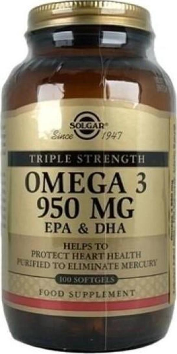 Omega-3 950 Mg Takviye Edici Gıda 100 Softjel Kapsül - Image 1