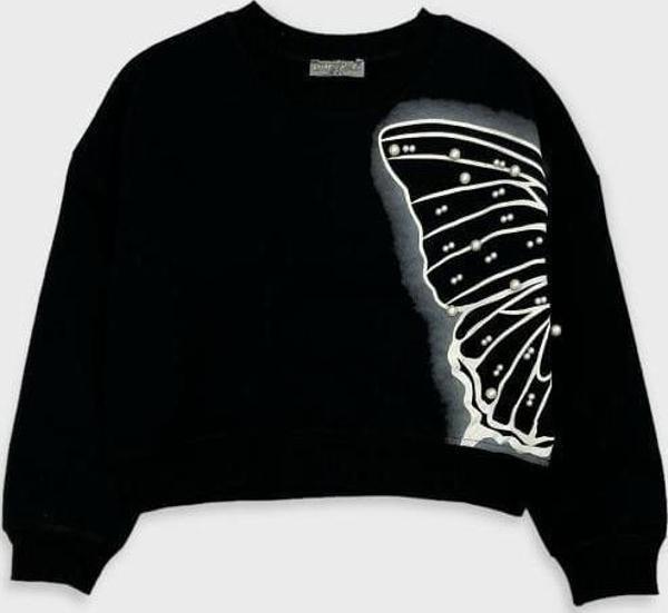 Kız Çocuk Kelebek Sweatshirt - Image 1
