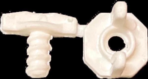 Perde Stopu Korniş Stopu Vidalı Perde Tutacağı Perde Ruleti 10 Adet - Image 1