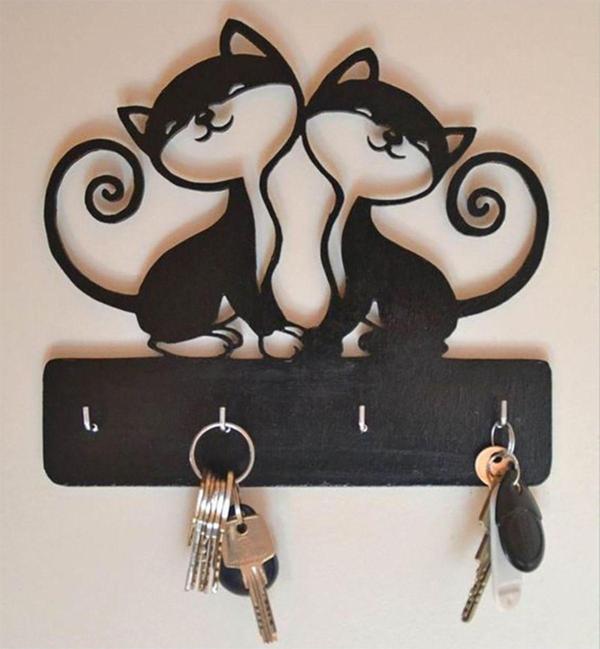 Mitra Dekor Kedi Temalı Dekoratif Anahtarlık 27 cm - Image 1