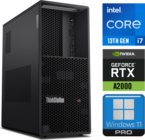 Lenovo DWS ThinkStation P3 i7-13700K 32GB 1TB SSD 12 GB RTX A2000 W11P İş İstasyonu 30GS0011TR - Image 1