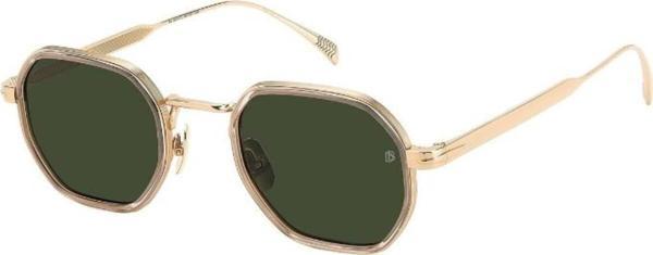 David Beckham Unisex Altın Güneş Gözlüğü Db 1097/S (763/Qt) 49 - Image 1