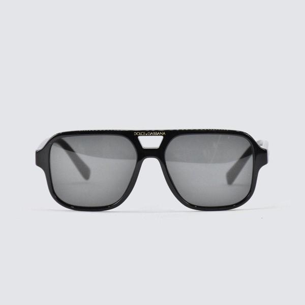 Dolce Gabbana Sunglasses Dolce&Gabbana Dgj40033355/8750 Çocuk Güneş Gözlüğü Siyah Kemik Çerçeveli Füme Lens Uv400 - Image 1