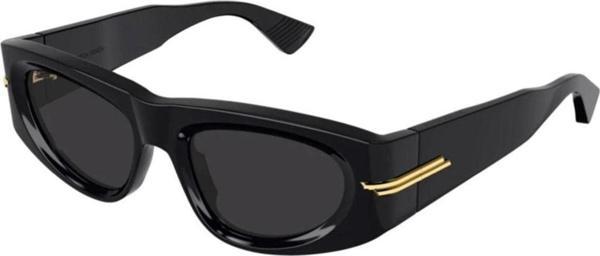 Bottega Veneta Bv1144S00151 Kadın Güneş Gözlüğü Siyah Kemik Çerçeveli Füme Lens Uv400 - Image 1