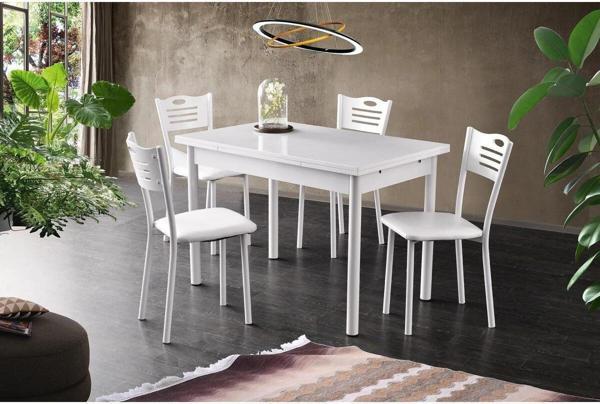 SMART MASA VE SMART SANDALYE TAKIMI, BEYAZ, 110x70 - Image 1