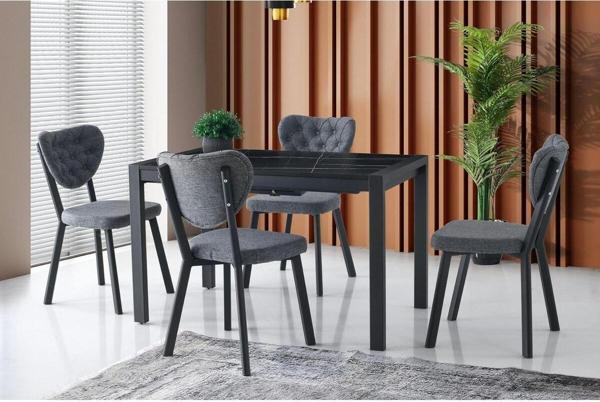 LATO MASA VE RİVONE SANDALYE TAKIMI, SONATA, 120x74 - Image 1