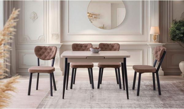 AY MASA, RİVOVE SANDALYE, DAFNE, 120x70 - Image 1