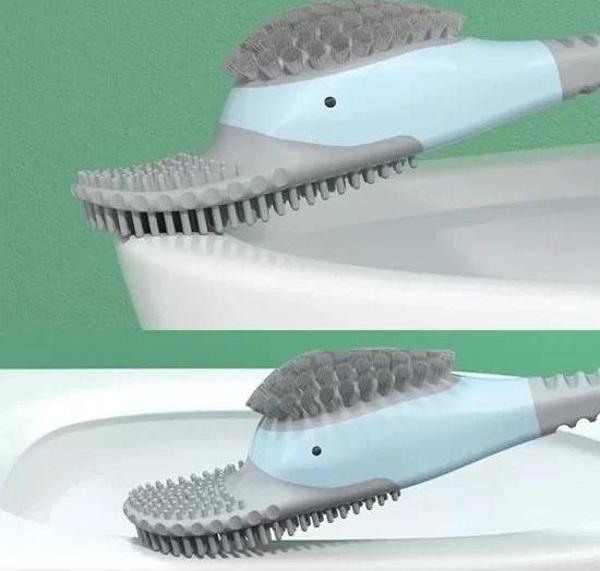 3B Trend Ördek Tasarımlı Silikon Tuvalet ve İnce Detay Fırçası - Image 1