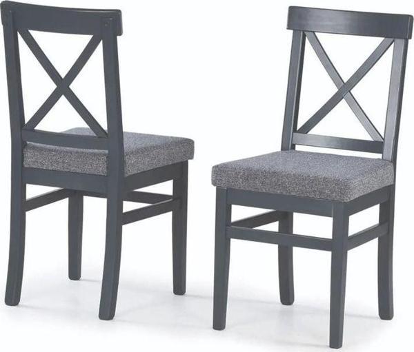 ÇAPRAZ DÖŞEMELİ SANDALYE, ANTRASİT GRİ - Image 1