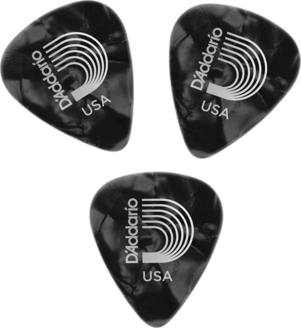 1CAP4-BK 3 Adet Gitar Pena 0.70 mm Siyah Medium - Image 1