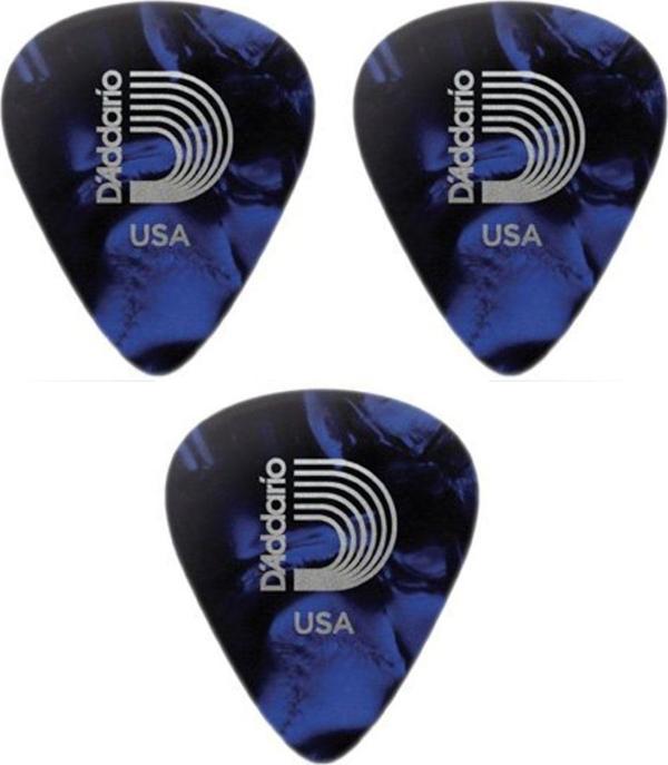 1CAP4-BL 3 Adet Gitar Pena 0.70 mm Mavi Medium - Image 1