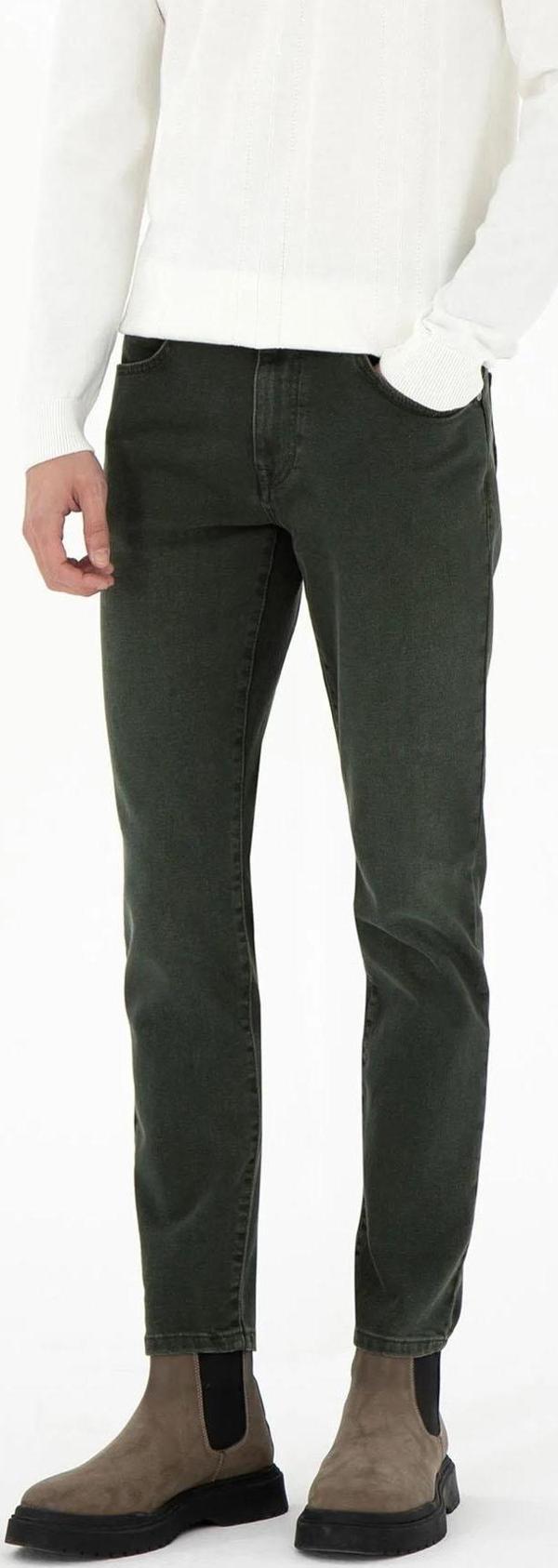 Captiva Regular Fit Likralı Erkek Örme Jean Pantolon-6932 - Image 1