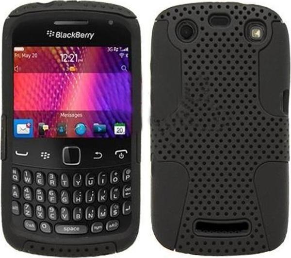 BlackBerry 9360 ile Uyumlu Curve Termo Plastik Silikon Kılıf Siyah Renk - Image 1