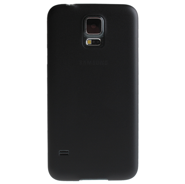 Galaxy S5 G900 ile Uyumlu Ultra Slim Kılıf 0.3 mm Siyah - Image 1