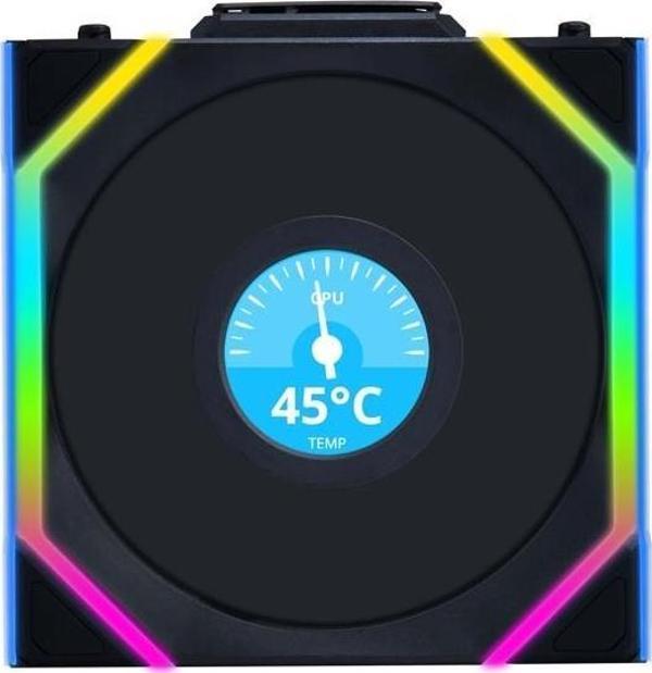 Lian Li UNI FAN REVERSE SL WIRELESS LCD 1x120mm Siyah Kasa Fanı  - Image 1