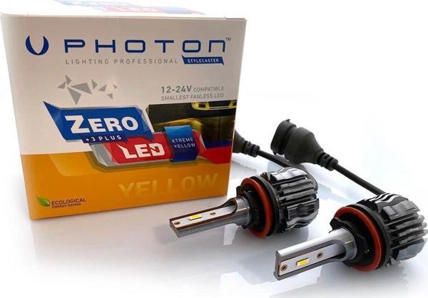 Photon ZERO H8/H9/H11/H16 +3  XTREME YELLOW PLUS FANSIZ LED 12V-24V ZR3729 XY - Image 1