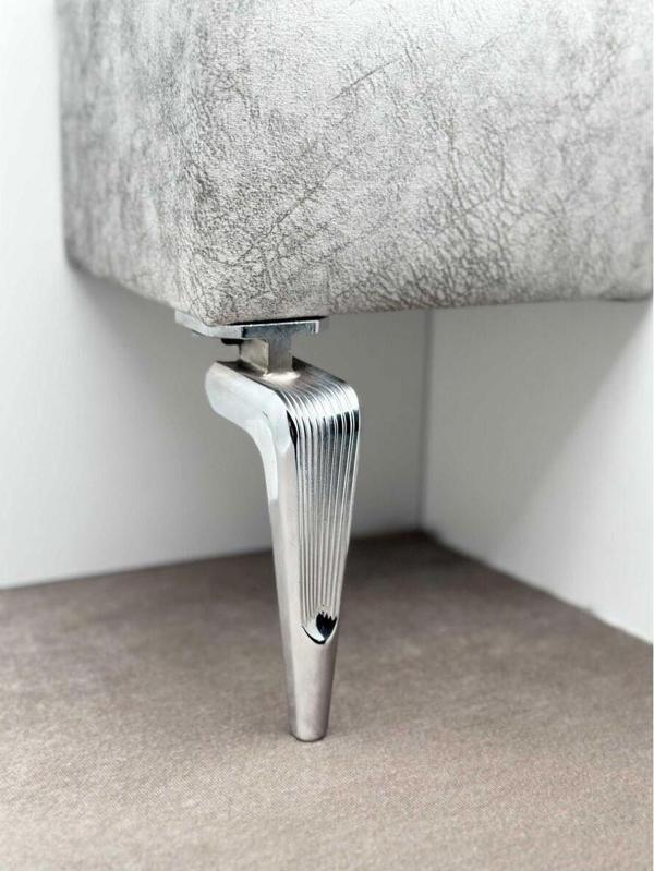 Legend Krom Mobilya Koltuk Ayağı Chester Komidin Tv Ünitesi Vestiyer Ayağı 21 Cm 8 Adet - Image 1