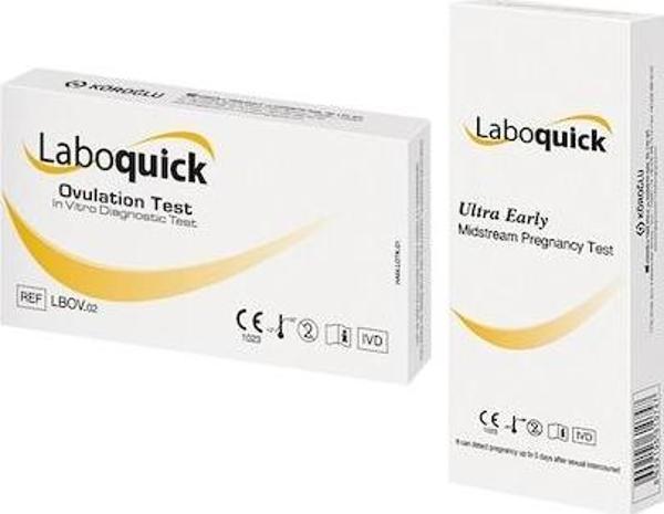 Laboquick 30 Adet Ovulasyon + 5 Ultra Erken Gebelik Testi - Image 1