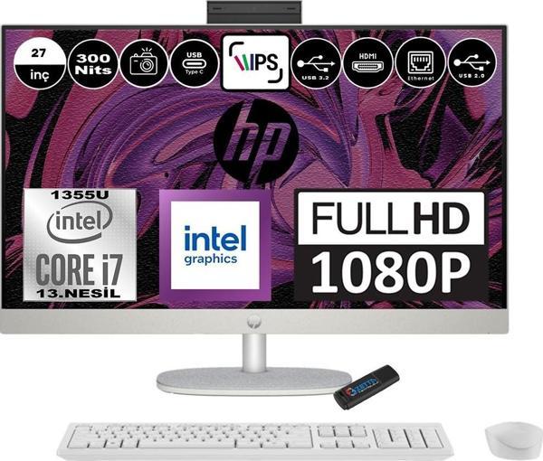 27-CR0004NT Intel Core I7 1355U 64GB 512GB SSD Windows 11 Pro Intel Iris Xe Graphics 27 Inç IPS Fullhd All In One Bilgis - Image 1