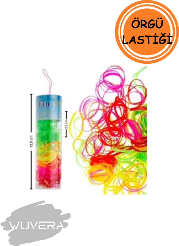 Wuvera 250 Adet Örgü ve Perma İnce Lastik Toka – Pratik ve Çok Yönlü Saç Aksesuarı (1 Kutu) - Image 1