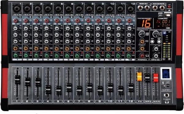 DJ PRO MX-12 12 KANALLI 99 DSP EFEKTLİ 2X350 WATT  POWER MİKSER - Image 1