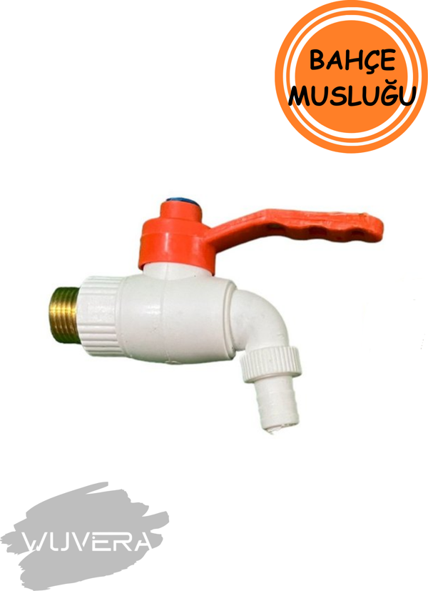 Wuvera Plastik Bilyalı Bahçe Musluğu – Dayanıklı ve Pratik Su Kontrol Çözümü - Image 1