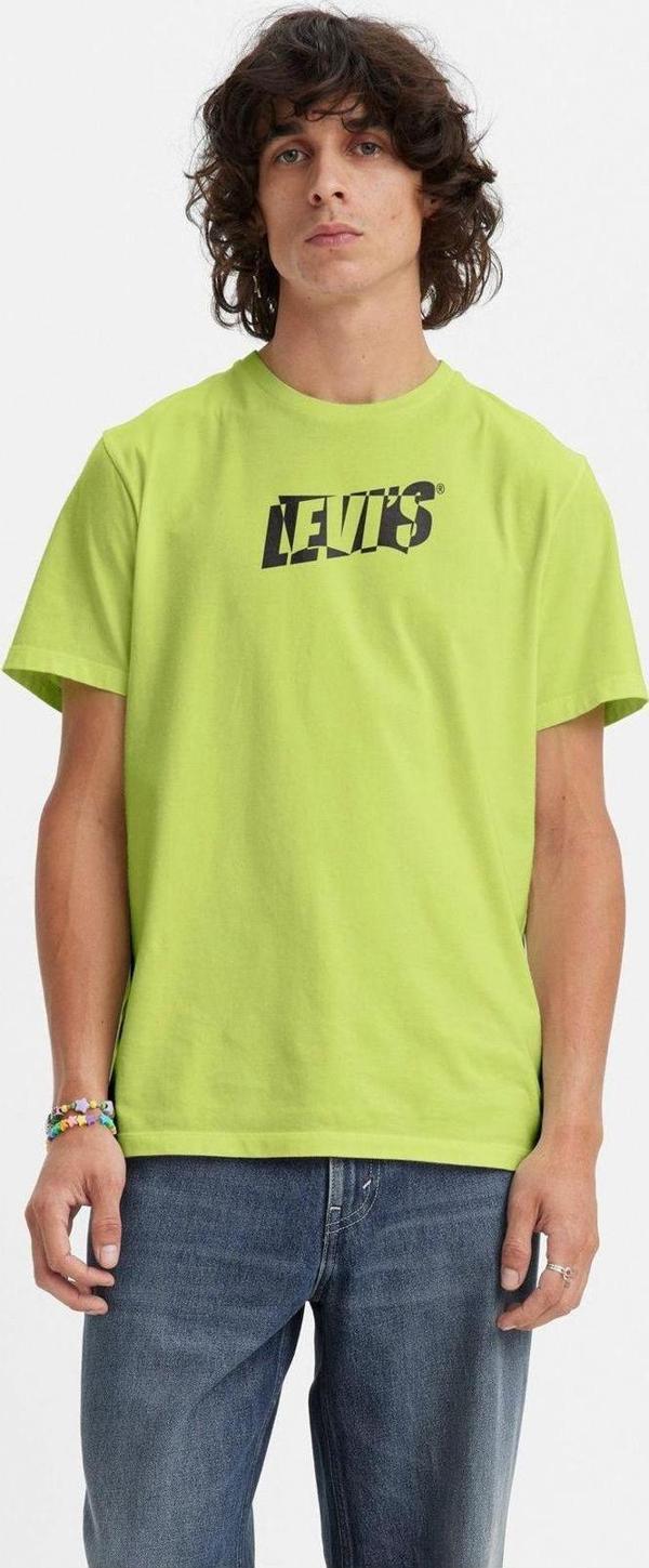 Levi'S Levis Bisiklet Yaka Baskılı Yeşil Erkek T-Shirt A2823-0194 Graphıc Crewneck Tee - Image 1