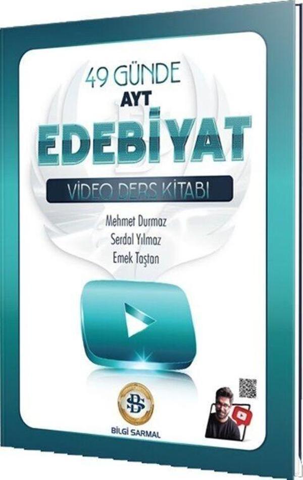 AYT Edebiyat 49 Günde Video Ders Kitabı Bilgi Sarmal - Bilgi Sarmal Yayınları - Image 1