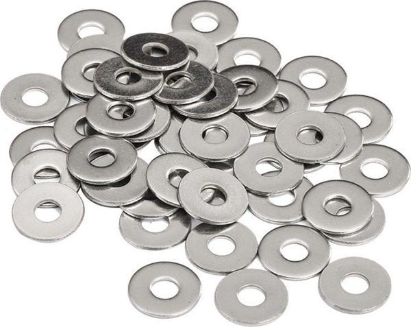 Ayaz 3/8 Çelik Pul M 10 Geniş Pul 50 Adet - Image 1