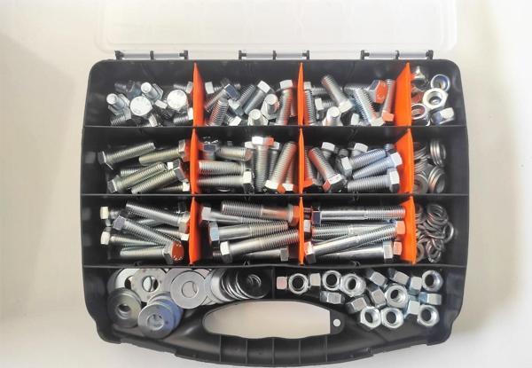 Ayaz M12 Çelik Civata Seti Anahtar Başlı Civata Seti 184 Parça - Image 1