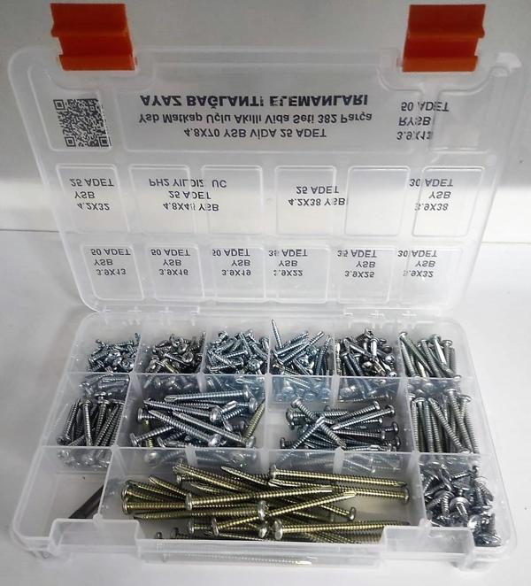 Ayaz Ysb Matkap Uçlu Akıllı Vida Seti 382 Parça - Image 1